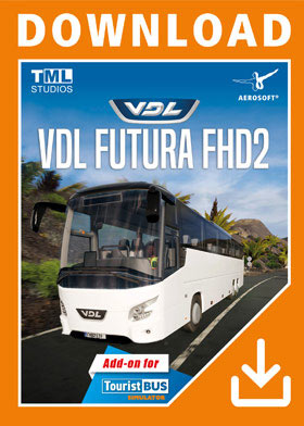 Tourist Bus Simulator Add-on - VDL Futura FHD2