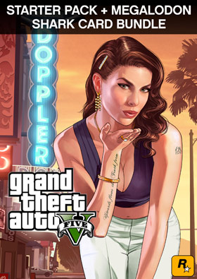 Grand Theft Auto V, Criminal Enterprise Starter Pack and Megalodon Shark Card Bundle