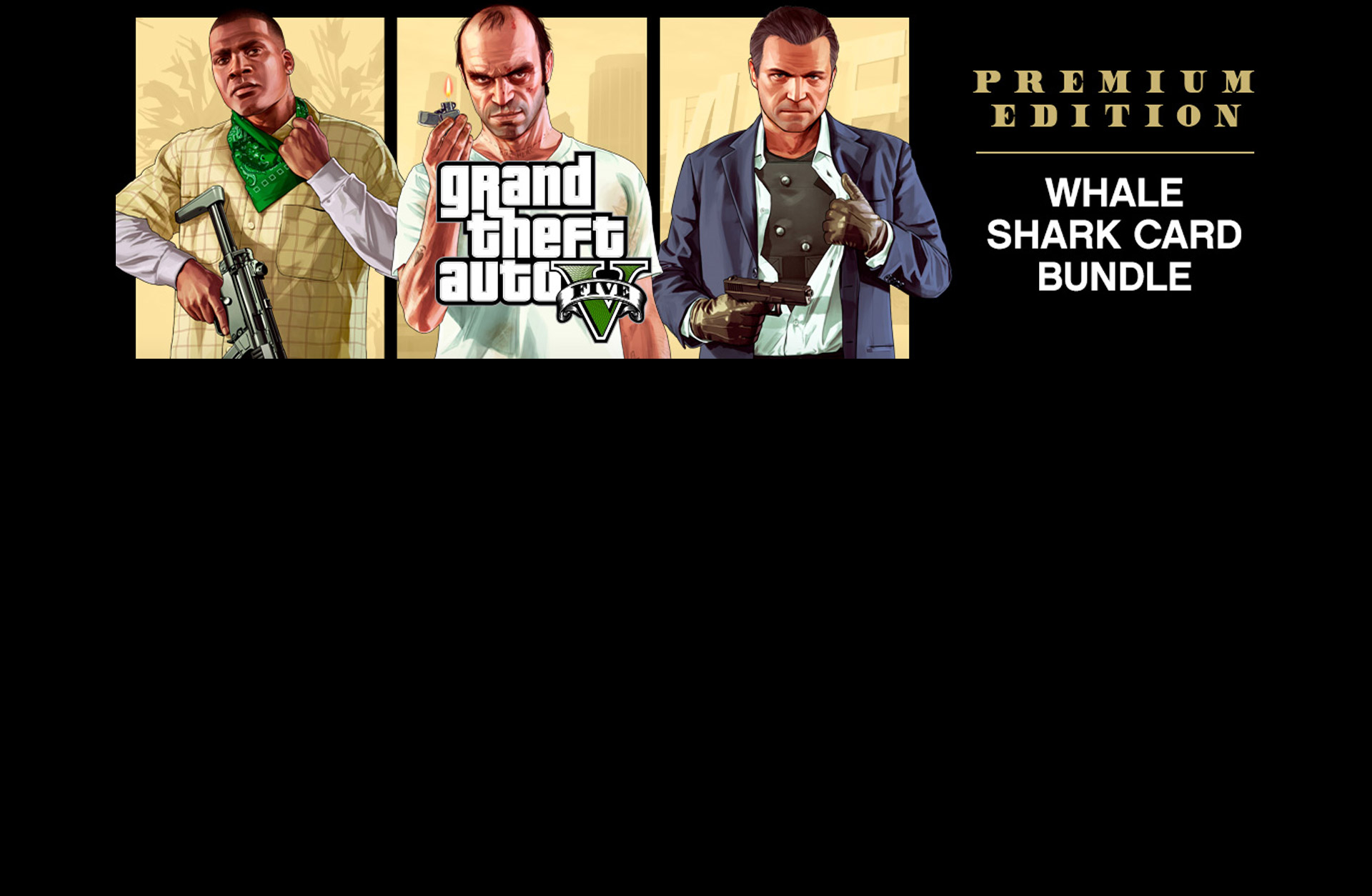 Grand Theft Auto V: Premium Edition & Whale Shark Card Bundle