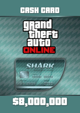 
    Grand Theft Auto Online: Megalodon Shark Cash Card
