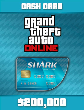 
    Grand Theft Auto Online: Tiger Shark Cash Card

