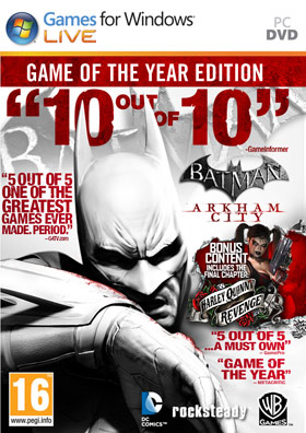 Buy Batman Arkham City Game Of The Year Edition On Gamesload